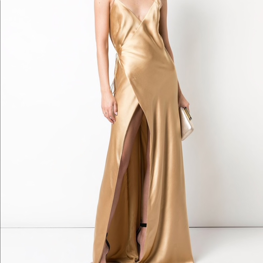 Michelle Mason wrap gown